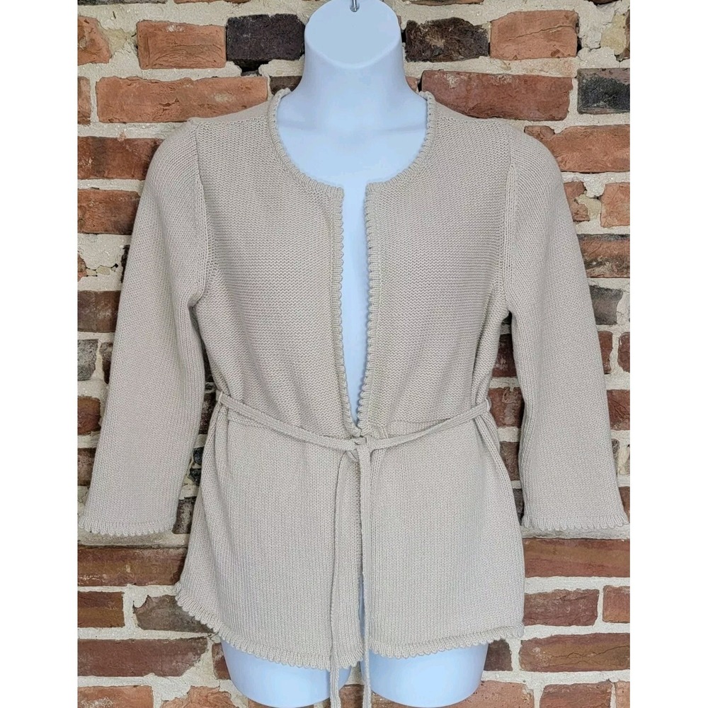 Pendleton Womens knit Cardigan Sweater‎ Tan XL